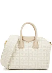 Givenchy 4G Antigona Mini Canvas top Handle bag - Beige ONE SIZE