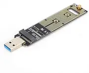 SSD Adapter Card, M.2 NVME to USB Hard Drive Adapter, High Performance Bridge Chip 3.1 Gen 2 10Gbps, Universal Converter Card, Plug and Play