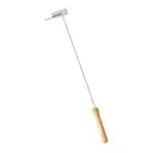 2 in 1 Fire Poker Tools Fire Pit Wood Burner Cooking Indoor Fireplace Rake