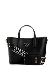 GUESS Women's Black Latona Mini Tote Bag