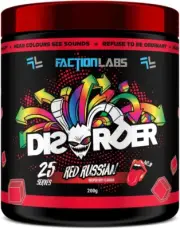 Faction Labs Disorder 25 Serves Red Russian