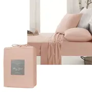 Micro Flannel Sheet Set Dusty Pink