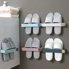 Non Perforated Shoe Rack Multi-Layer Storage Hook New Towel Rack Slipper