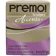 Sculpey Premo Modelling Clay Yellow Gold Glitter 57g