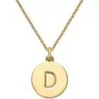 NWT Kate Spade New York Women's Initial "D" Pendant Necklace - 16.5, gold