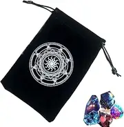 Tarot Card Bag,Tarot Card Case Tarot Deck Holder Jewelry Pouch with Drawstrings | Tarot Card Pouch Portable Bundle Pocket Tarot Bags for Kids Adults