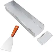 16x4 Inch Rectangular Cake Pan, Anodized Aluminum, Non-Stick, with Cake Shovel for Dispensing