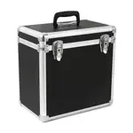 Silcron Aluminium 55 Record Heavy Duty Storage Case (Black)