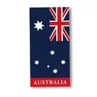 Aussie Beach Towel Australian Flag Nationality Souvenir Australia Day 140 x 30cm