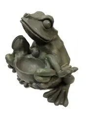 Frog Statue Bird Feeder