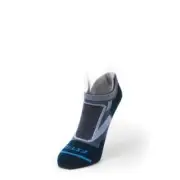 Fits Ultra Light Runner No Show Sock, Steel Blue/Reflecting Pond, XXL