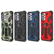 For Samsung Galaxy S20 FE 5G Case Full Body Built in Kickstand + Tempered Glass