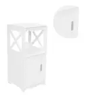 Bedside Table Nightstand Storage Cabinet Shelf for Bedroom Living Room Bathroom