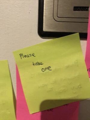 post it note signed