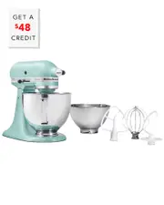 KitchenAid 5qt Stand Mixer With Additional 3qt Bowl with $48 Credit