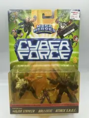 Cyber Force Action Figures Mega Heroes The Ultimate Encounter Limited Edition…..