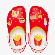 McDonalds Crocs Classic Clog Size 8M/10W - IN HAND - NEW