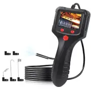 1080P HD Industrial Endoscope Borescope 2.4'' Screen 8mm Inspection Snake Camera