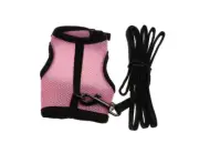 Adjustable Harness with Leash for Small Pets – Fits Ferrets, Baby Rabbits, Hamst
