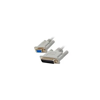 10 Ft. Cross Wired Serial/null Modem Cable Db9f To Db25m - Startech Scnm925fm