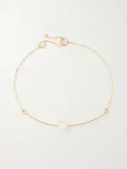 [Melissa Joy Manning] Melissa Joy Manning - 14-karat Recycled Gold Pearl Bracelet - One size One size Gold