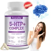 5-HTP 200mg - with Co-factor B6 - Enhance Energy, Improve Sleep, Mood & Anxiety