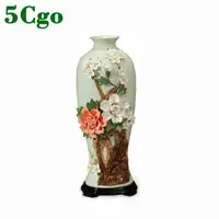 在飛比找蝦皮商城優惠-5Cgo 景德鎮現代新中式陶瓷花瓶手工花瓷器客廳電視櫃玄關桌