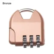 3 Dial Digit Number Code Password Combination Padlock Security Travel Safe Lock