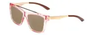 Smith Optic Runaround Cateye Polarized BIFOCAL Sunglasses Pink Crystal Gold 55mm