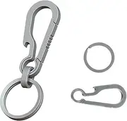 [YueJieSelected] Key Carabiner Keyring, Small Carabiner Key Ring, Carabiner Key Carabiner for Keys, Small Carabiner Hook with Beer Opener, Titanium Removable Key Rings