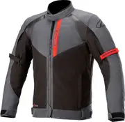 Alpinestars Headlands, textile jacket Drystar , color: Grey/Black , size: 4XL