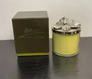 Michael Aram Ginkgo Scent Candle Silver Tone NEW with Box