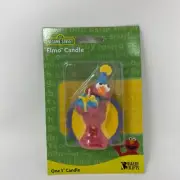 Elmo with birthday gift 3” candle New Sesame Street