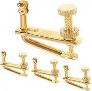ERINGOGO 4pcs Violin Tuners Metal String Adjusters for Violins Essential Tuning Tools for Beginners Professionals Tone Playing Experience