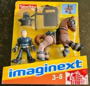 POLICE SWAT with BROWN HORSE Fisher-Price IMAGINEXT Rescue Heroes NEW 2008