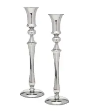 Godinger Classic Chrome Candle Holder Pair