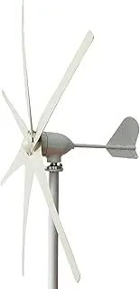 AISINILALAO 2500W Vertical Wind Generator Wind Turbine 12V Input - 220 V Output with Controller Turbine Vertical Gearless Permanent Magnet AC Alternator (6 Blade,12V 24V 48V),12V