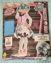 Girls Monster High Honey Swamp Costume Fancy Dress Kids Child Halloween NEW 4 6