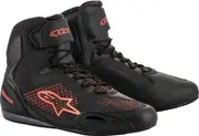 Alpinestars Faster 3 Rideknit, shoes , color: Black/Neon-Red , size: 13 US
