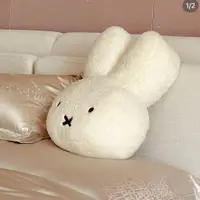 在飛比找蝦皮購物優惠-🔥台灣出貨🔥Miffy米菲兔子抱枕可愛毛絨玩偶臥室床上娃娃靠