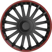 IWH 076012 Monte Carlo Wheel Trim Black/Red 14 Inches