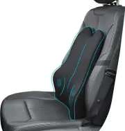 Car Seat Back Pillow Cushion - Memory Foam Lumbar Support for Driving Fatigue