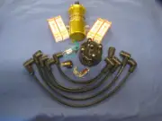 MGB 45D DISSY CAP ,POINTS, CONDENSOR ROTOR LEADS 12VOLT SPORTS COIL 4 PLUGS c/b