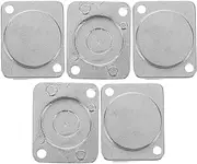ETHZZLE Heavy-duty Blank Cover Plate 5pcs Chassis Insert Industrial Blank Faceplate Panel-mount Space-saving