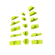 32Pcs Car Body Glue Pulling Tabs Paintless Dent Repair Kits Metal Surface