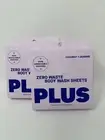 PLUS Zero Waste Body Wash Sheets Coconut Jasmine 10 Count - Lot of 2 Boxes NEW