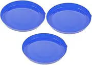 Kisangel Ring Set 3 Large Plates Outdoor Bubbles Party for Boys and Girls Empty Soap Water Containers
