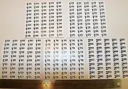5 lots of Vending machine price labels $1.00, $1.25, $1.50, $1.75 & $2.00 labels