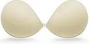 [GARMERA] Adhesive Bra Sticky Strapless Bra Push up Invisible Reusable Silicone Lift Bras for Women Backless Wedding Dress