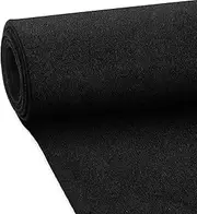 MODIGT 40" x 70" High Grade - Underfelt Carpet for RV, Boat, Truck, Speaker Box, Door Liner, Desk (Black)